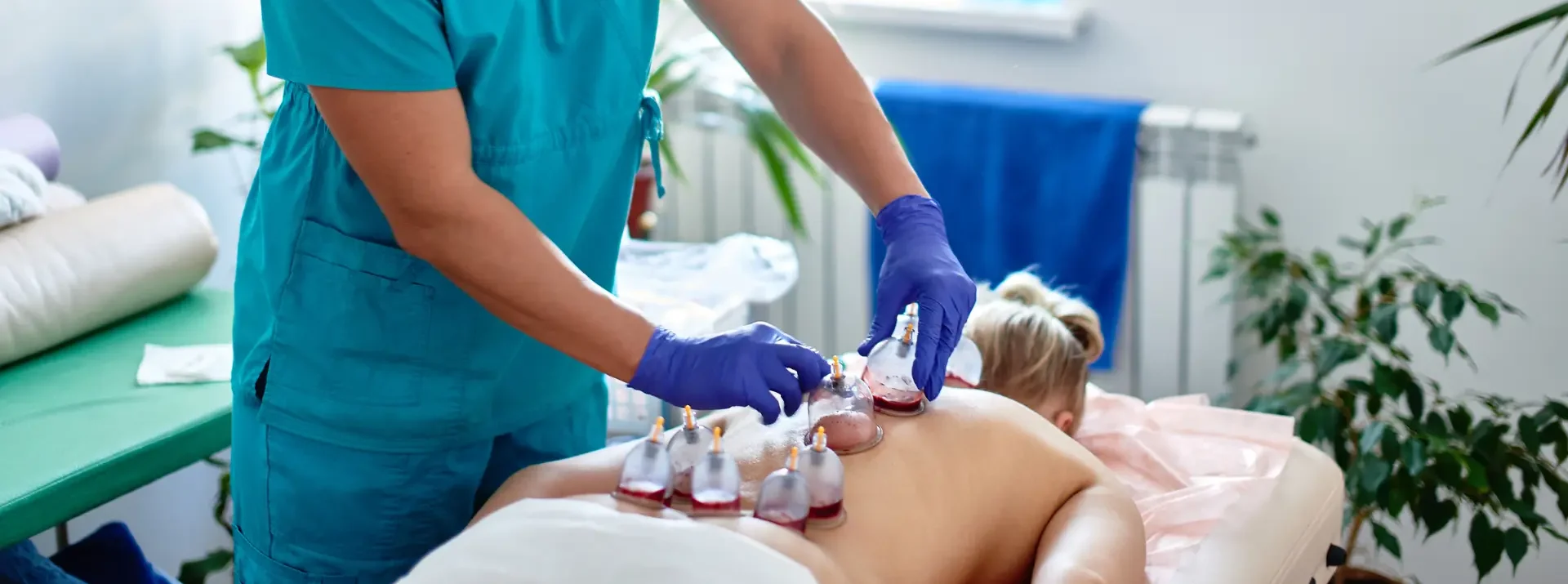 Image of Cupping Therapy treatment at our Chandigarh-based life physiotherapy clinic