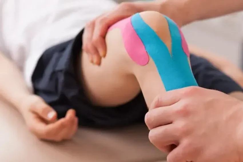 Image showcasing Kinesio Taping therapy at our Chandigarh-based Life physiotherapy clinic